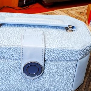 Tuscan Designs light blue travel jewlery box